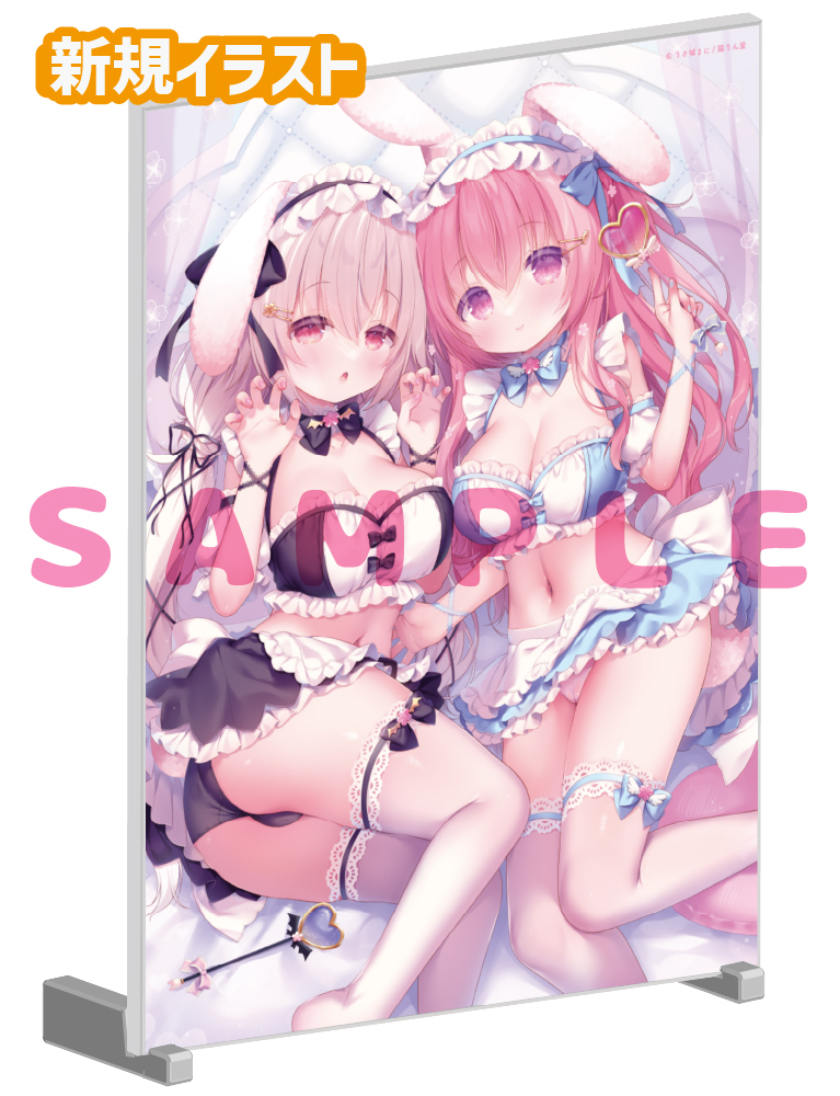 【うさ城まに先生　B 】A5アクリルパネル　25年12月11日新規グッズ